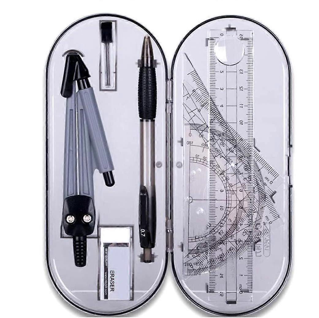 Geometry Set, Compass Geometry Tools, Compass and Protractor Set