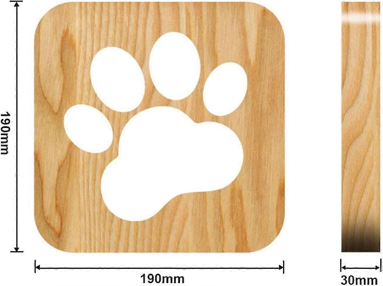 Veilleuse USB avec impression créative de griffes de chat
