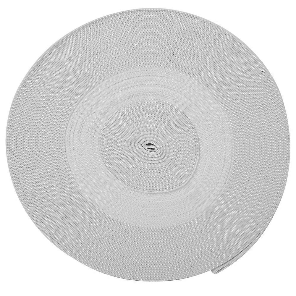 محبوك شريط مطاطي سميكة الخياطة التبعي مجموعة الحرفية لأصفاد الملابس الواقيةأبيض 30 مم العرض