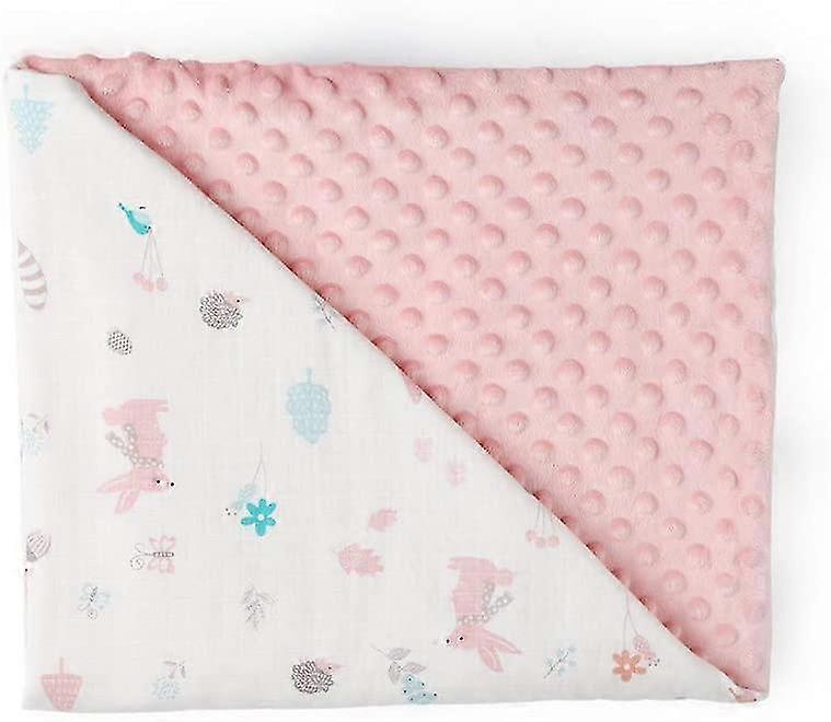 Breathable, Soft, Warm And Comfortable Baby Blanket For Babies, Forest Bunny 80*100cm