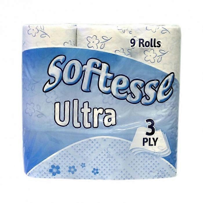 Softesse 3 Ply Ultra Toilet Roll (Pack of 9)