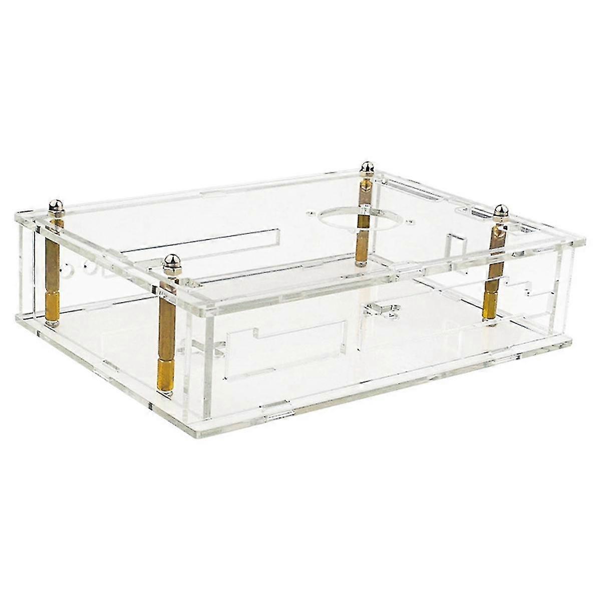 For Banana Pi R4 Acrylic Shell Development Board Open Source Router Protective Shell Can Be Installed with A Radiator