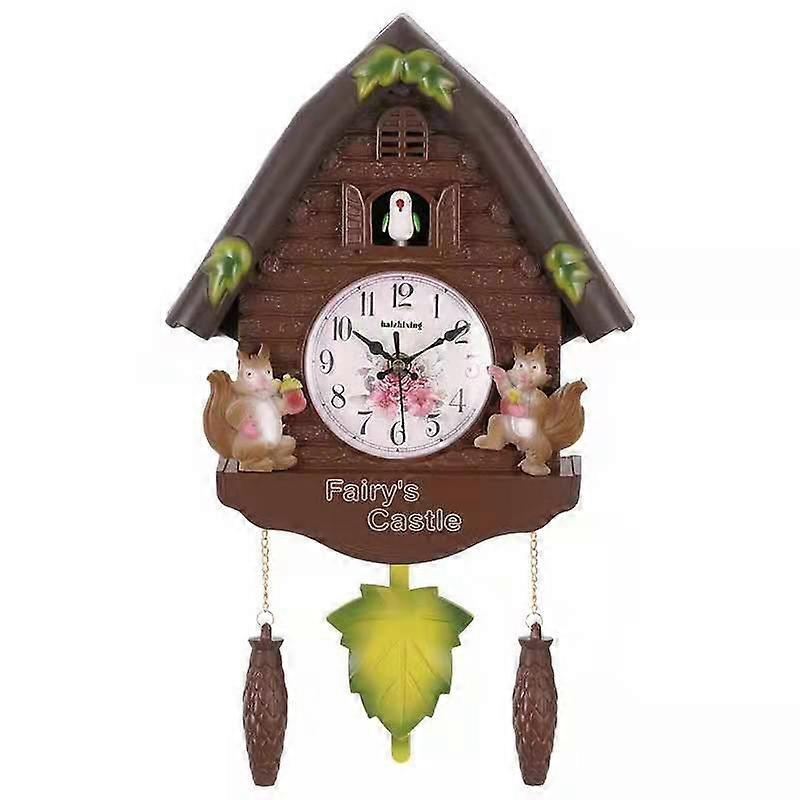 Cuckoo Clock Living Room Decoration Wall Clock Silent Quartz Clock