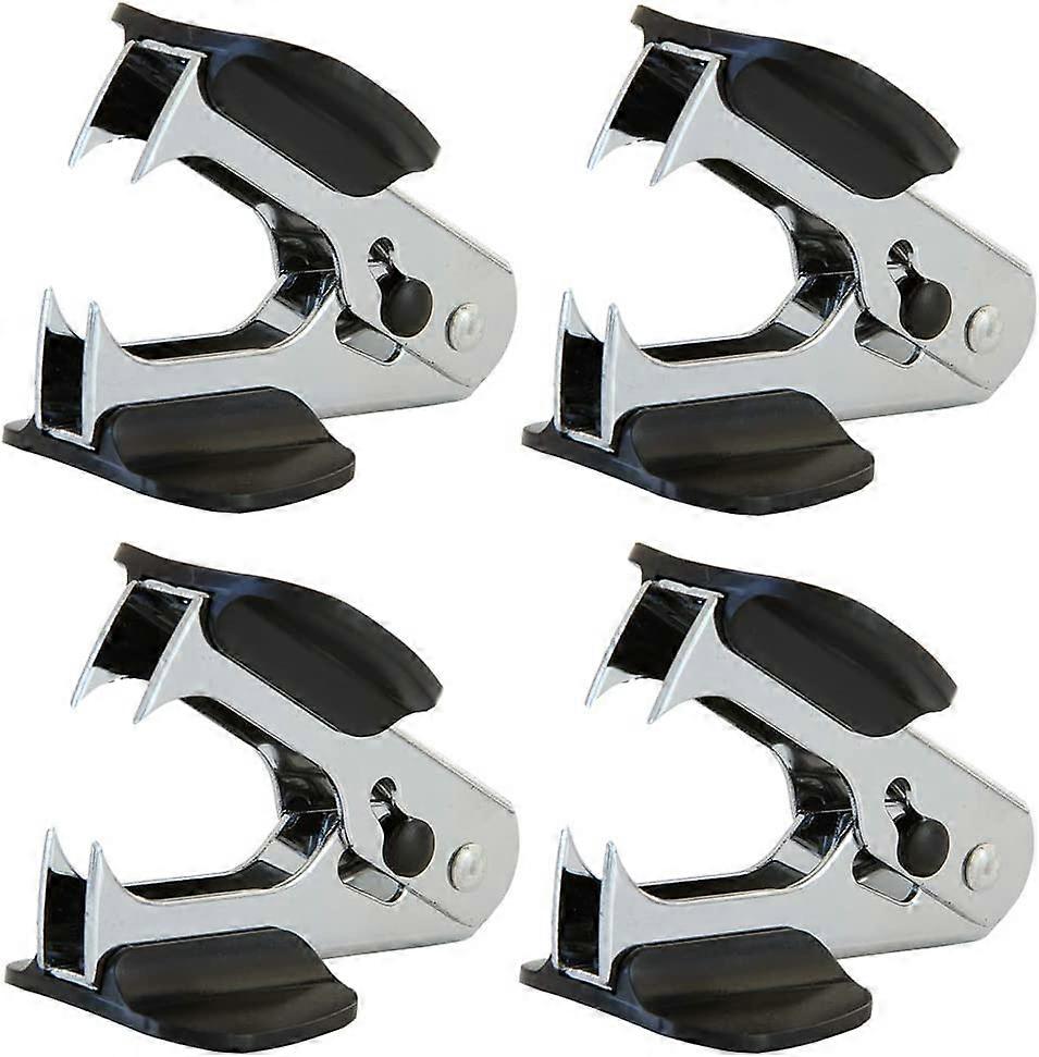 Mini Teacher Office Stapler Practical Stationery (Black) 4 Pieces