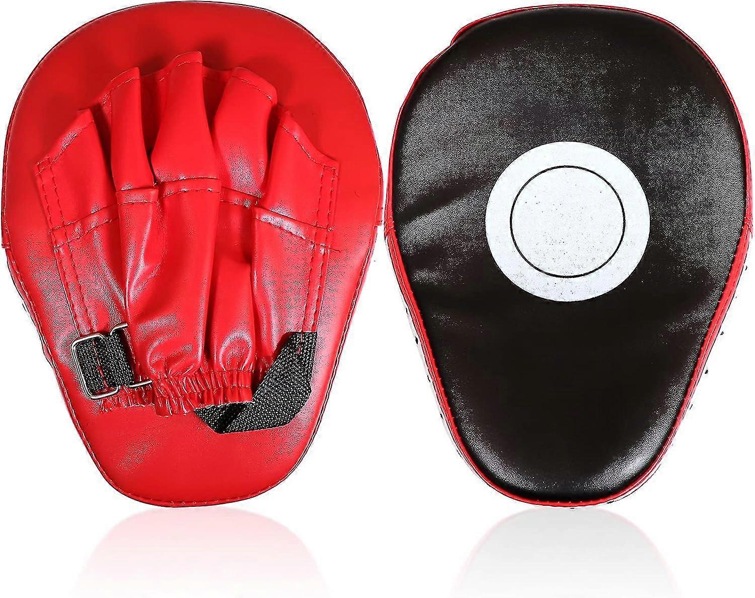 Boxing Pads Curved Focus Punching Mitts Training Hand Target Pads Gloves Training Focus Pads for Kickboxing, Karate, Muay Thai Kick, Sparring, Dojo, M