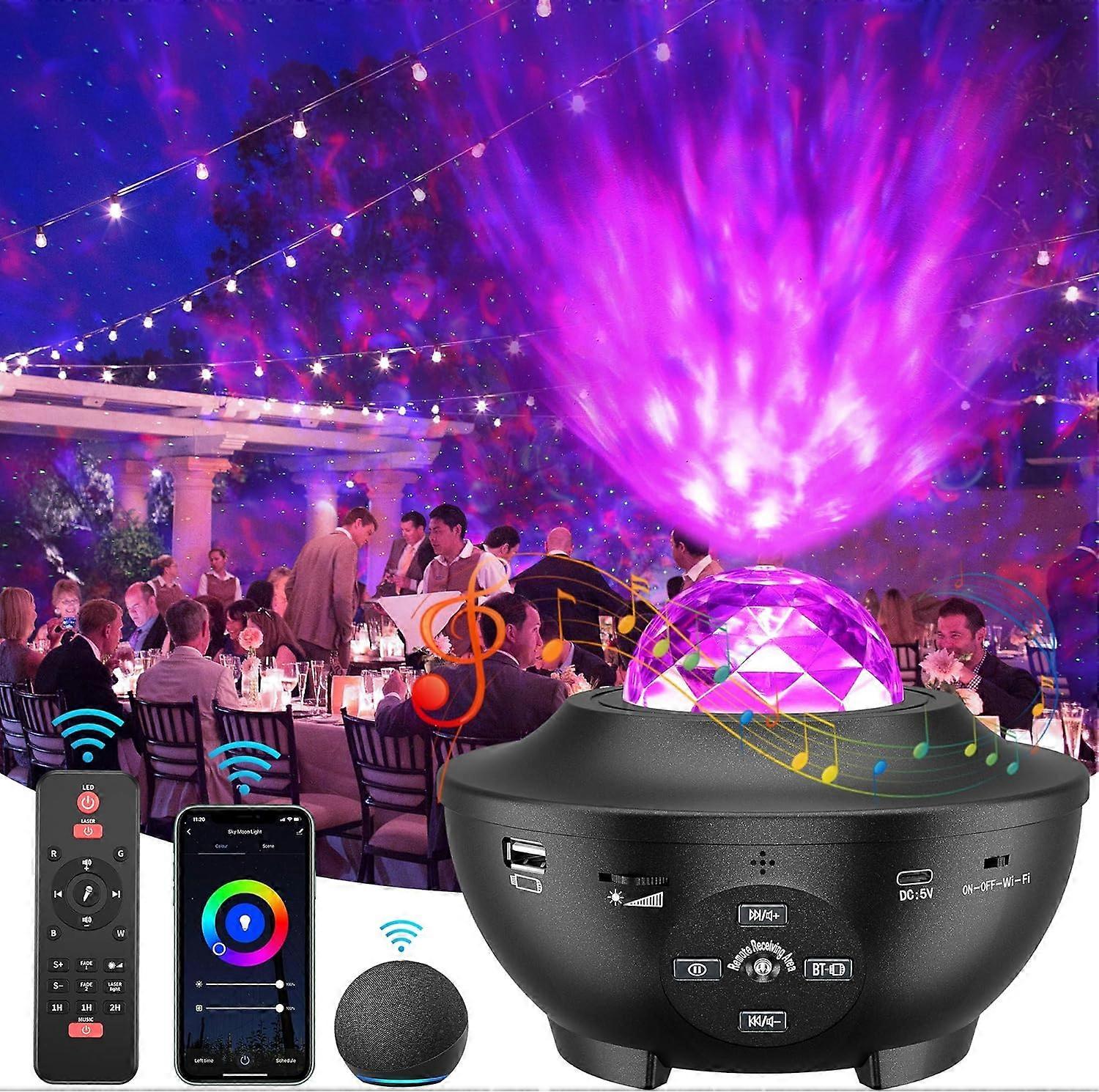 Star Projector, Galaxy Projector With 21 Modes, Smart Star Light Projector With Galaxy Light, Night Light Projector With Bluetooth Speaker,Led Nebula,