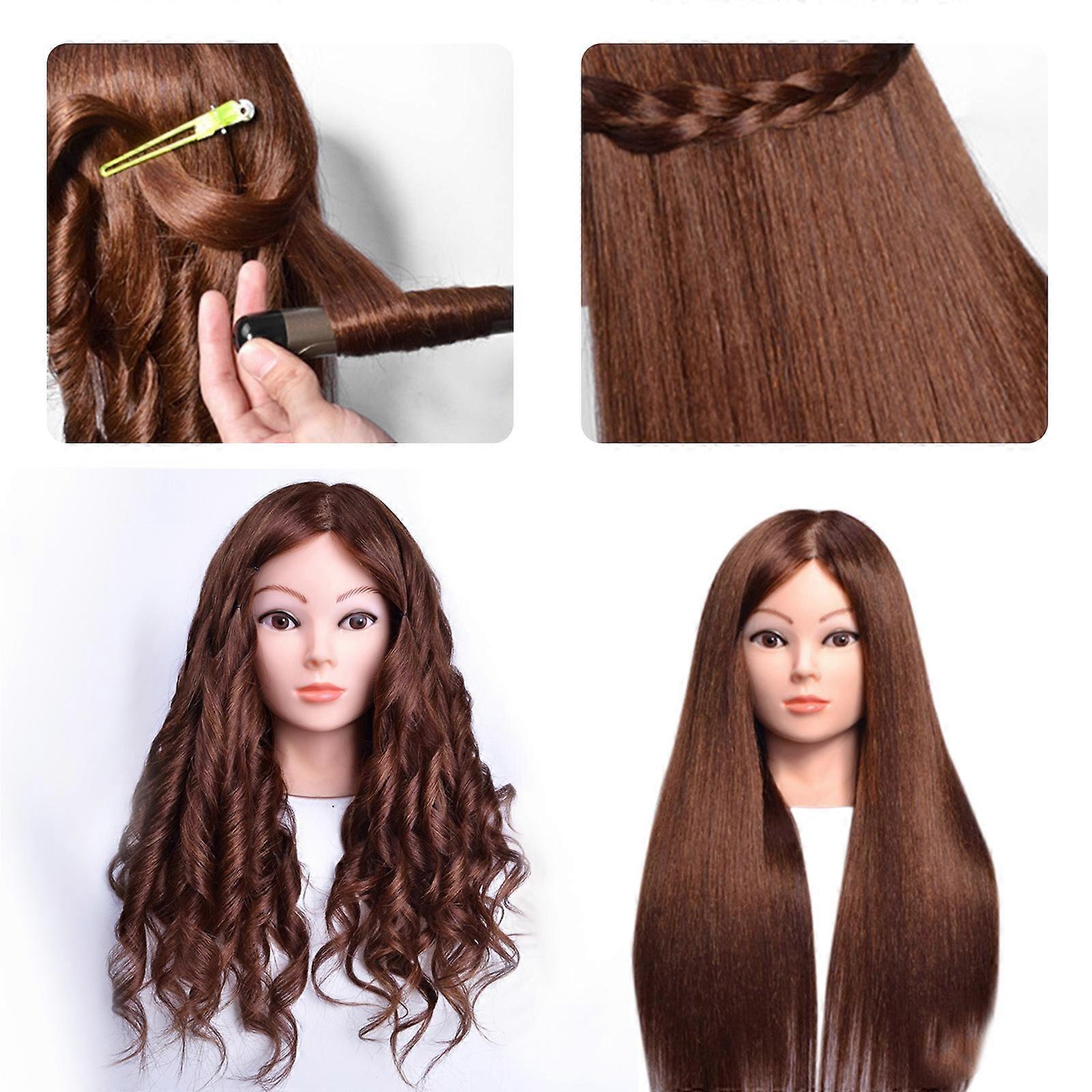 Perücke Schaufensterpuppe Echthaar Puppe Für Das Styling Mit Make-up 20inch