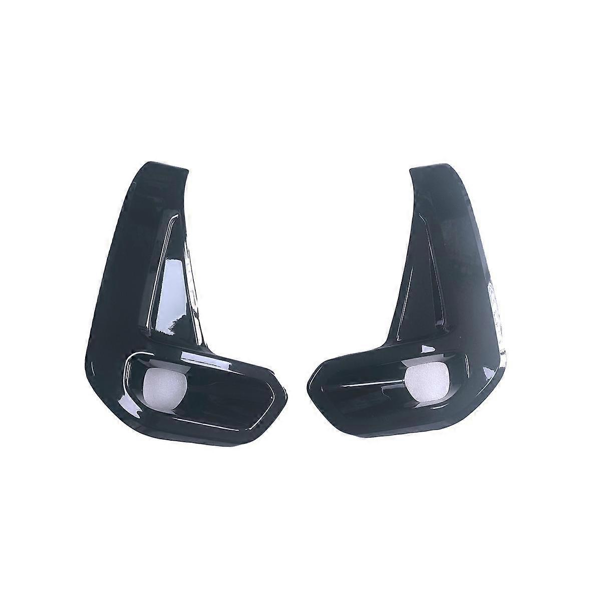 1Pair Pickup Car Front Bumper Fog Light Lamp Hoods Housing Cover Replacement for 2020 2021