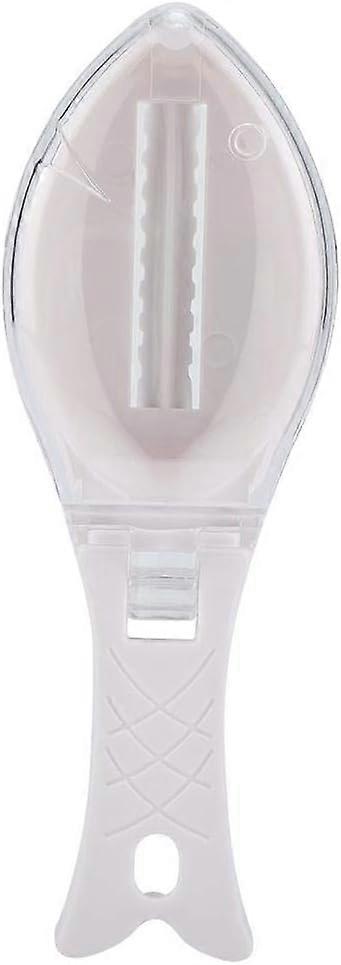 Quick and Safe Fish Scale Scraper - Fish Peeler, Kitchen Tools, White