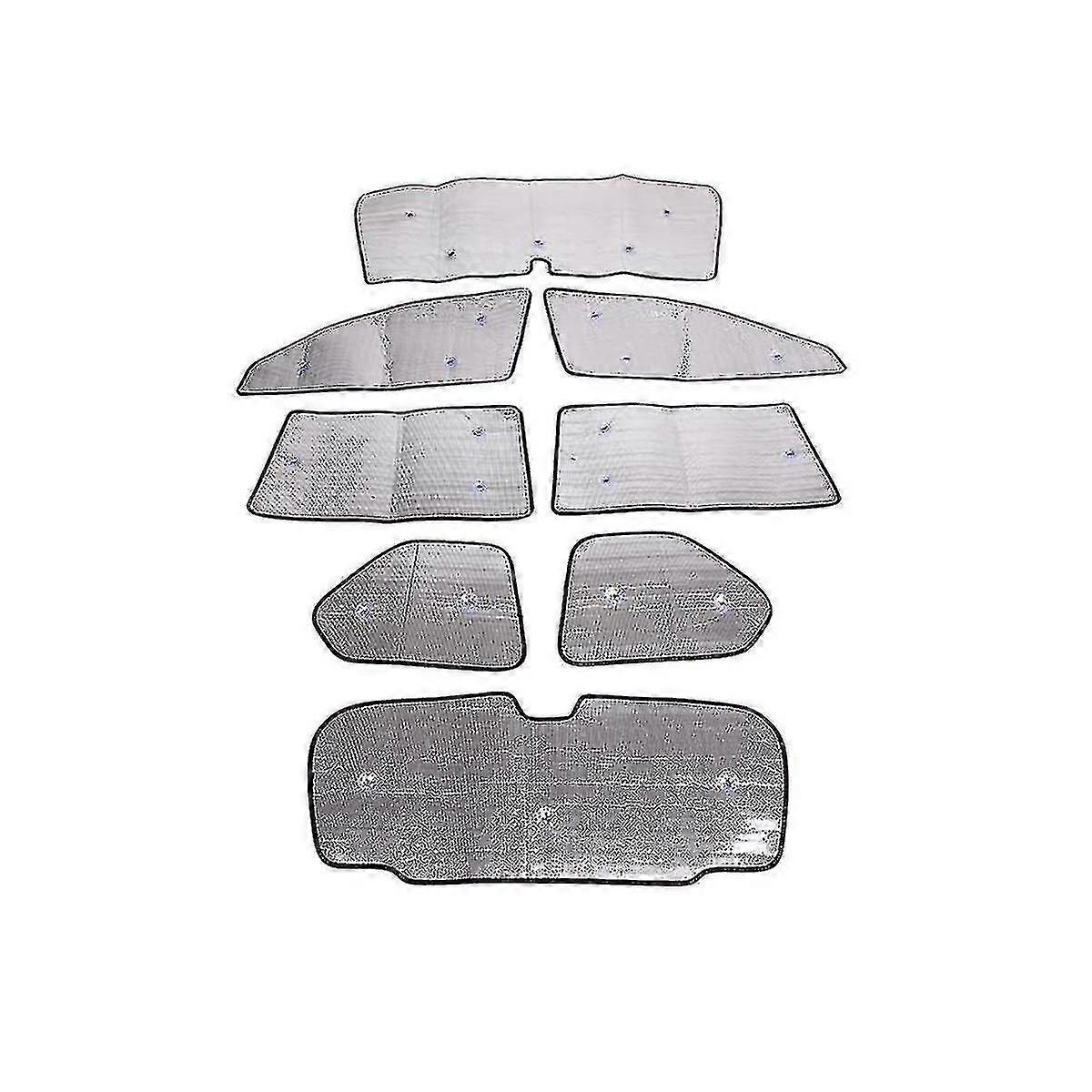 For Land Cruiser Prado Car Window Windshield Sunshade Front Uv Protect Reflector Sun Visor Accessories ,8pcs