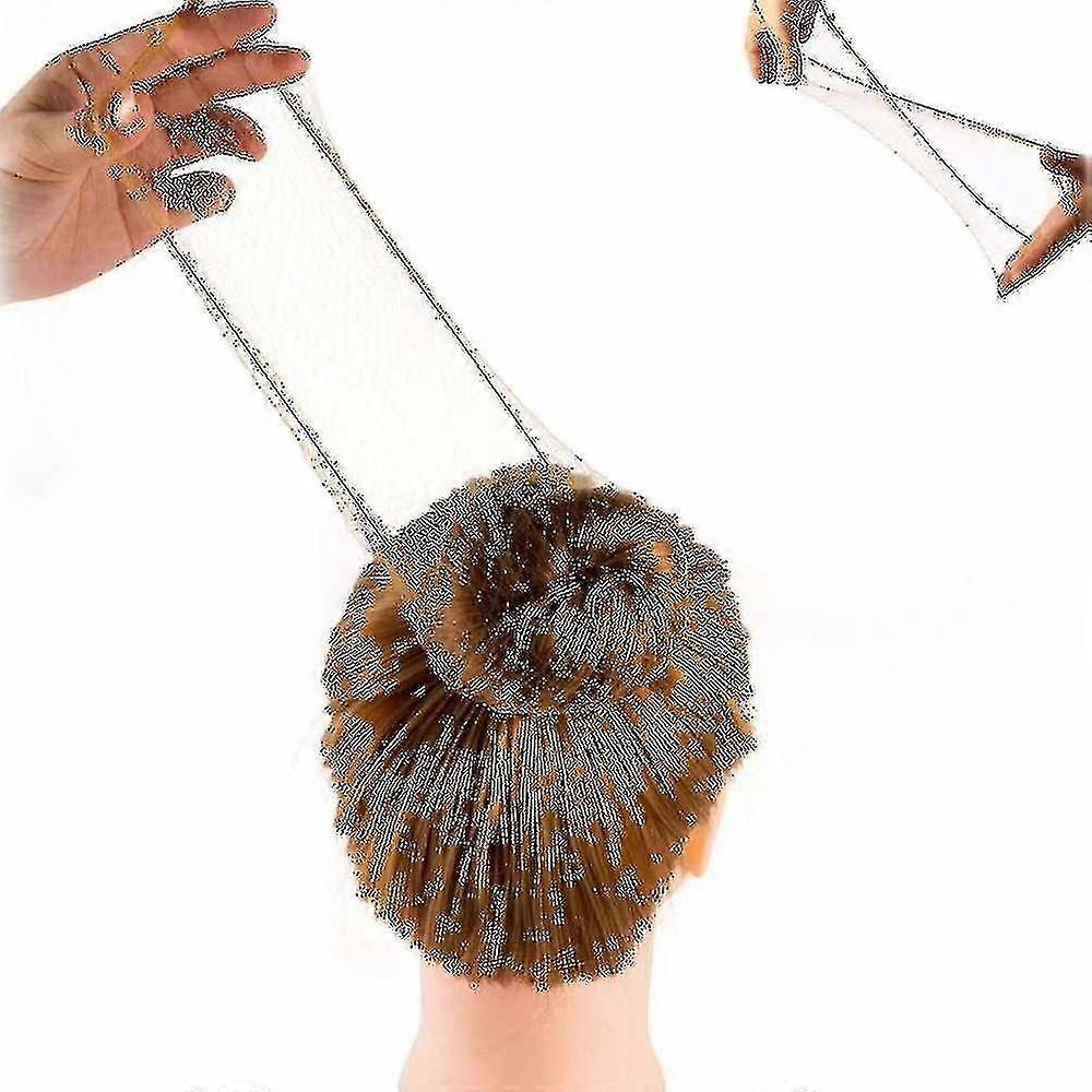 20 stk hårnett ballett elastisk kant hår netthette for ballett, dans