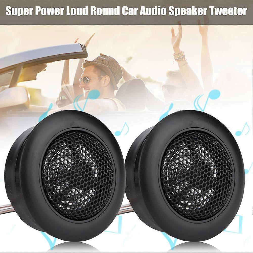 Pair of 12V 120W Car Mini Super Power Loud Dome Audio Speaker Tweeter ...