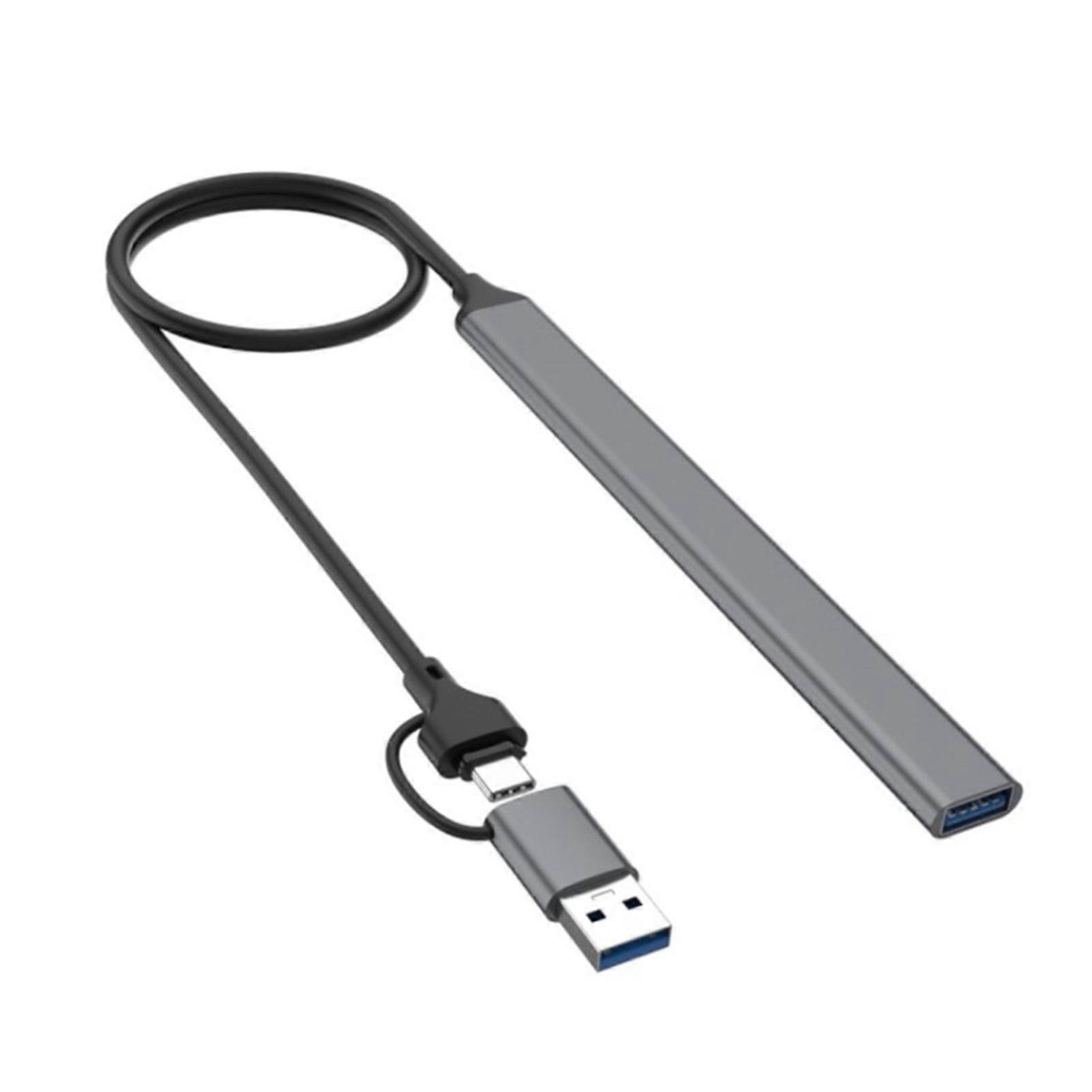 2-in-1 USB 3.0 USB Hubs Ultra High Speed Data Transfer USB Hubs for Laptops Card Readers Televisions