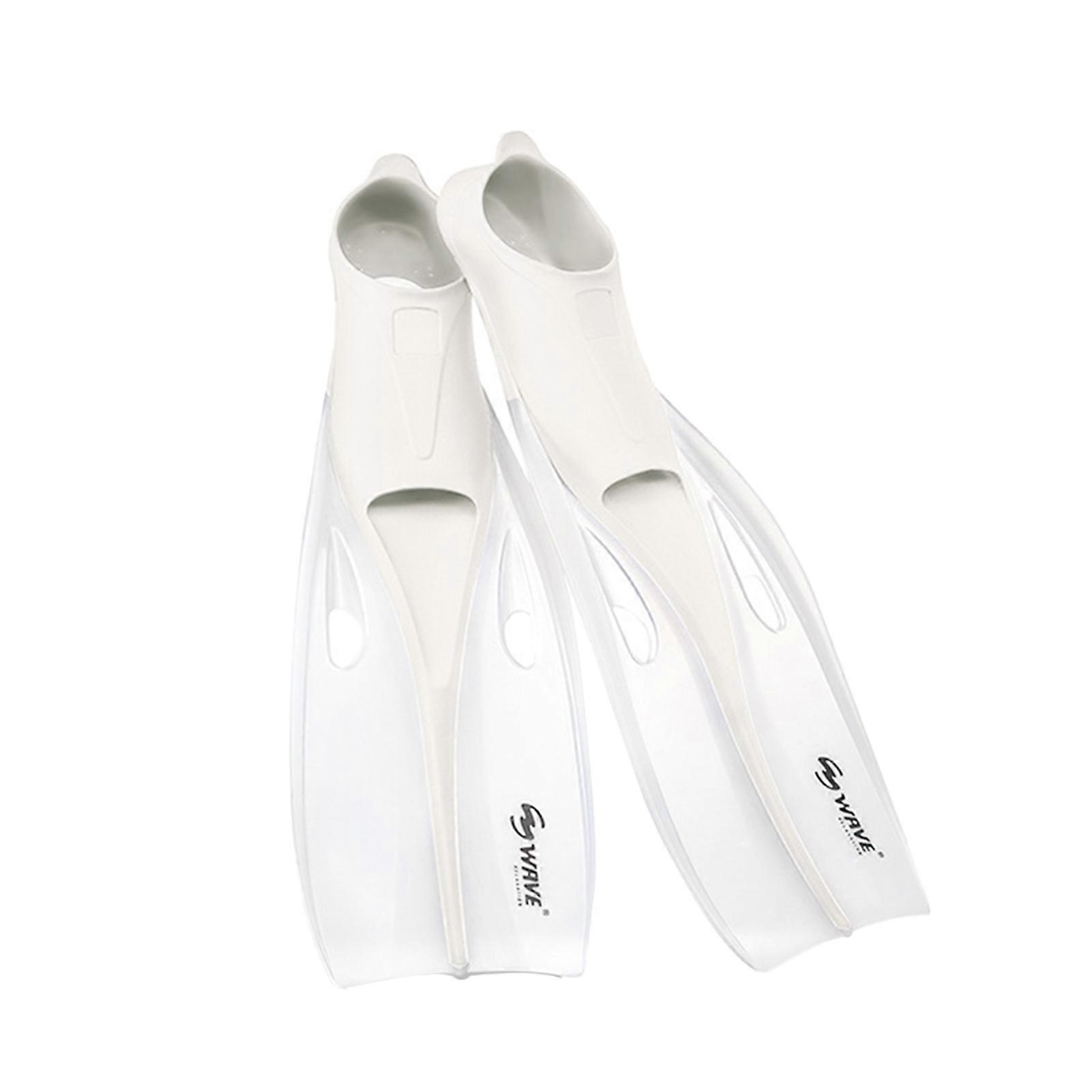 Diving Fins Full Foot Pocket Swimming Flippers Open Toe Snorkeling Swim Fins No Straps 4 Sizes