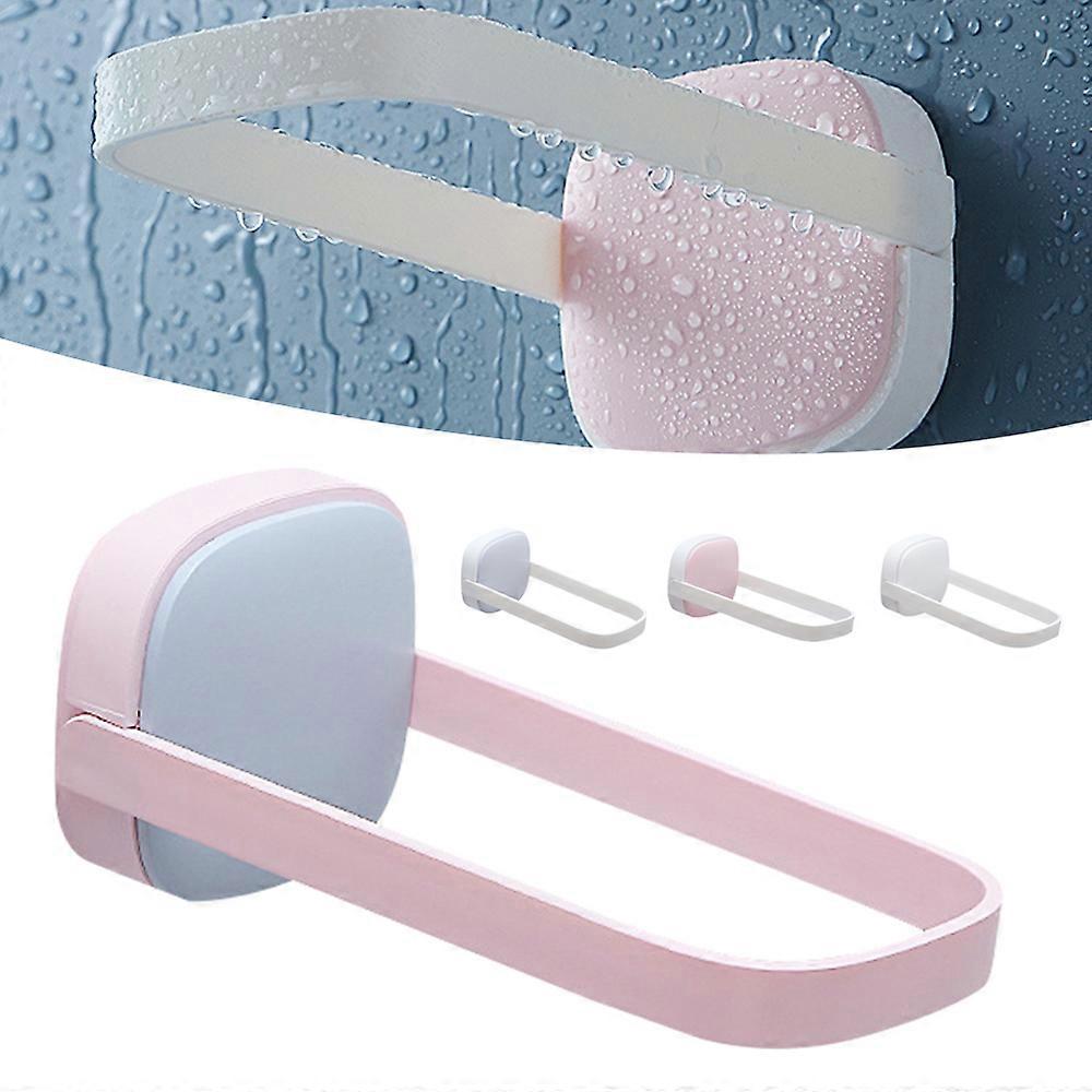 Foldable Hanger Storage Rack Wall Mounted Punch-Free Clothes Hanger Holder