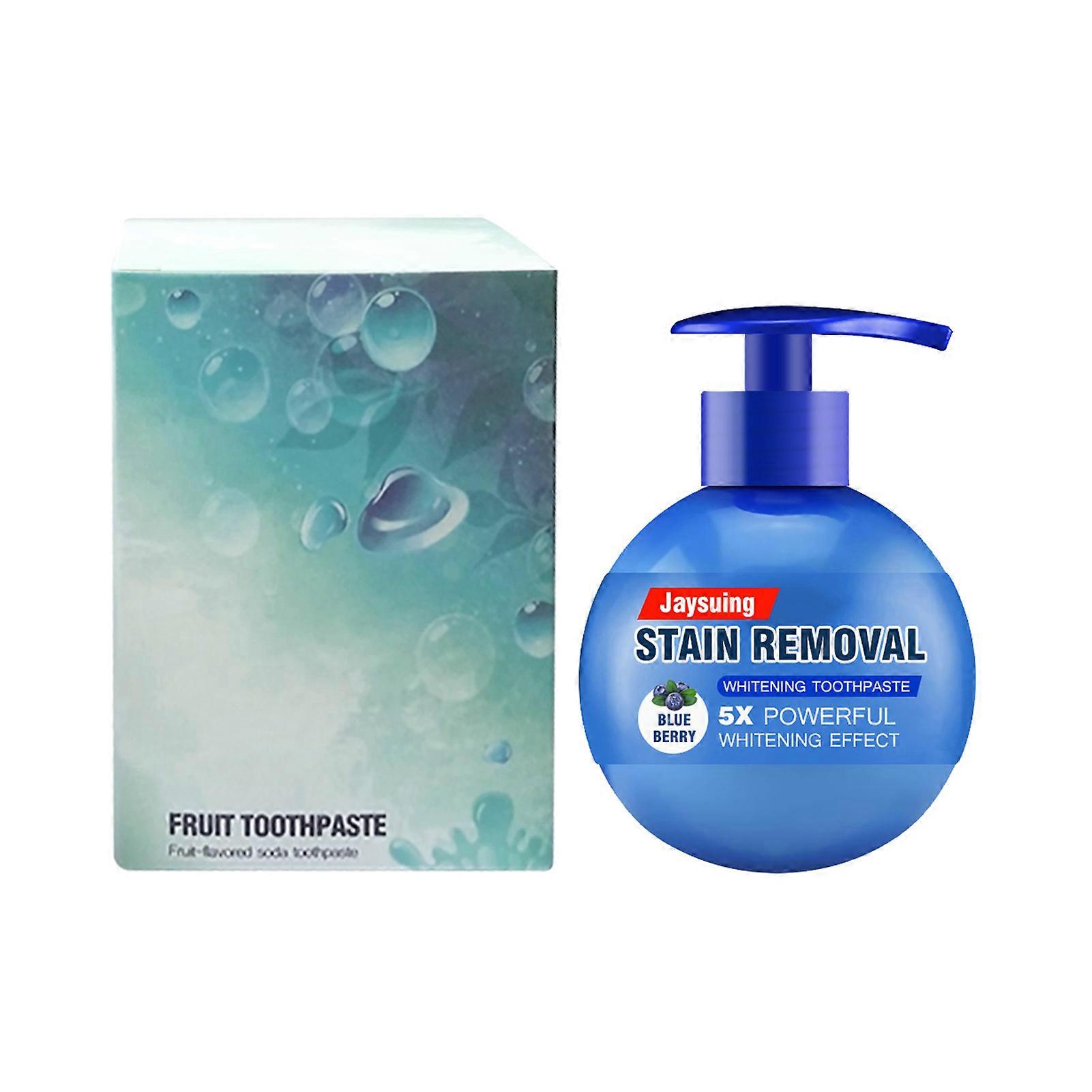 Blueberry Passion Fruit Toothpaste Teeth Whitening Baking Soda Toothpaste for Fresh Breath