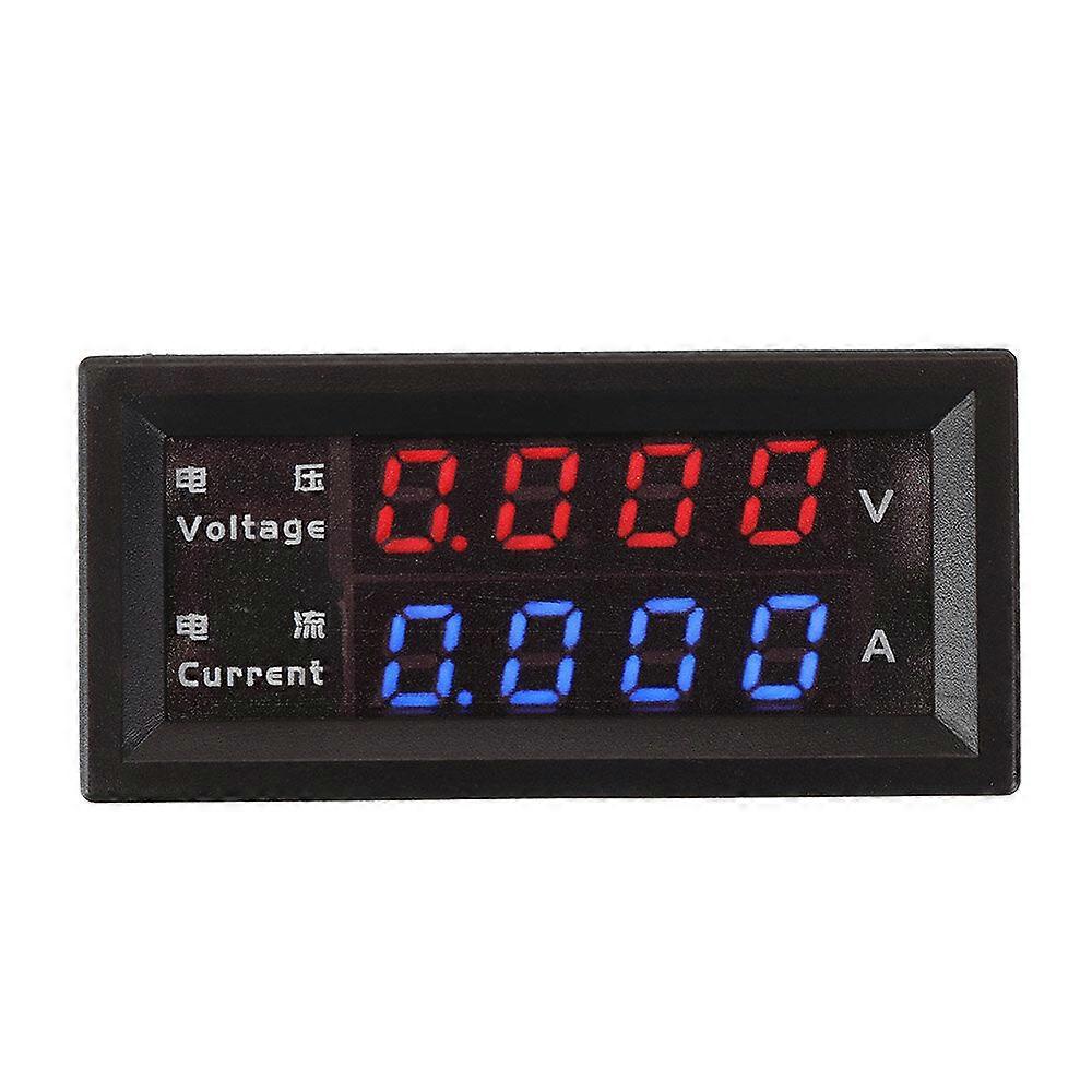 M4430 Mini Digital Voltmeter Ammeter Dc 100v / Dc 200v 10a Panel Amp Volt Voltage Current Meter Tester With Dual Led Display