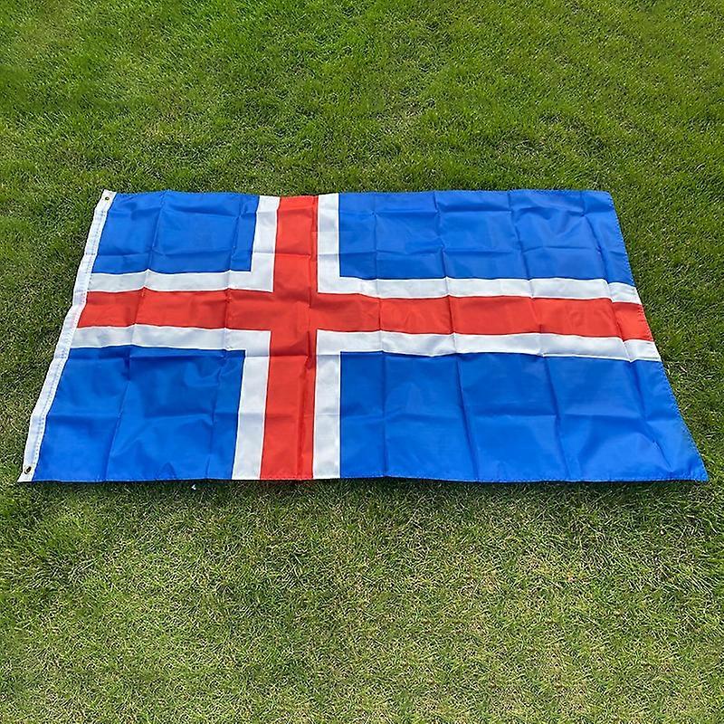 aerxemrbrae The Iceland Flag Polyester Flag 5*3 FT 150*90 CM High Quality banner