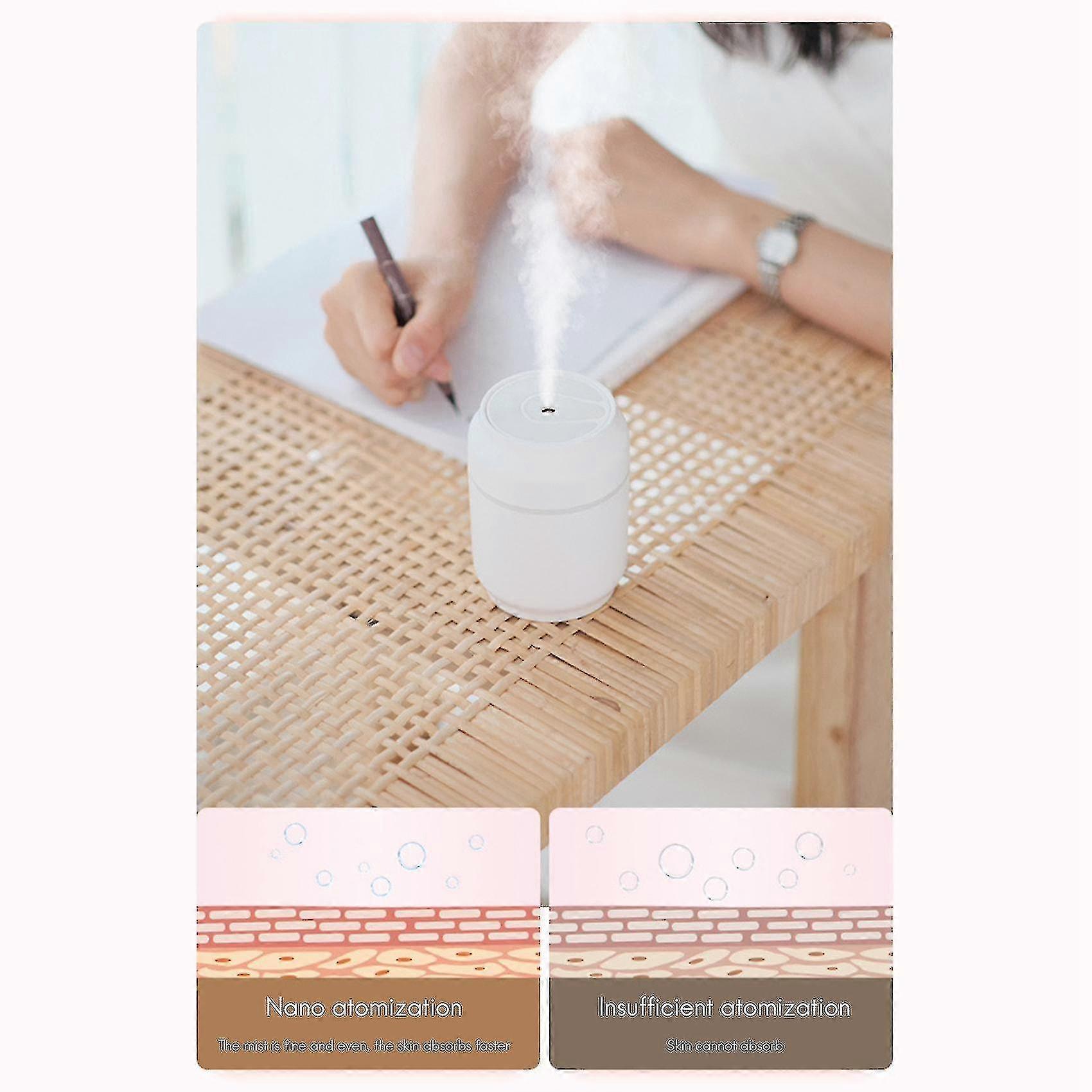 200ml Mini Air Humidifier Essential Oil Aromatherapy Diffuser Black