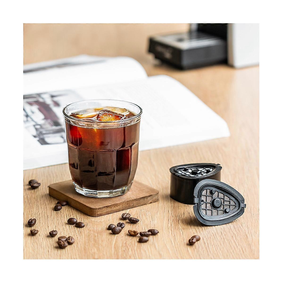 2-In-1 Coffee Capsule Pod for NESTLE ST 9662.62 Refillable Filter Pod Replacement Coffee Capsule Te