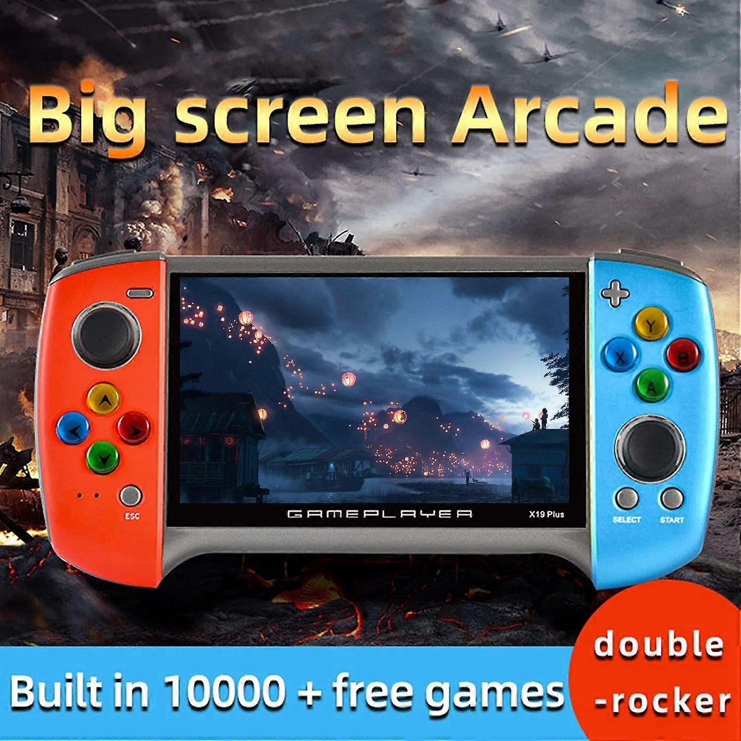 Retro Handheld Game Console 5.1 Inch Dual Rocker Portable Arcade E-Book ...