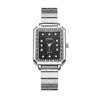 Square Steel Band Watch Small Fragrant Wind Diamond Small Square Women's Watch