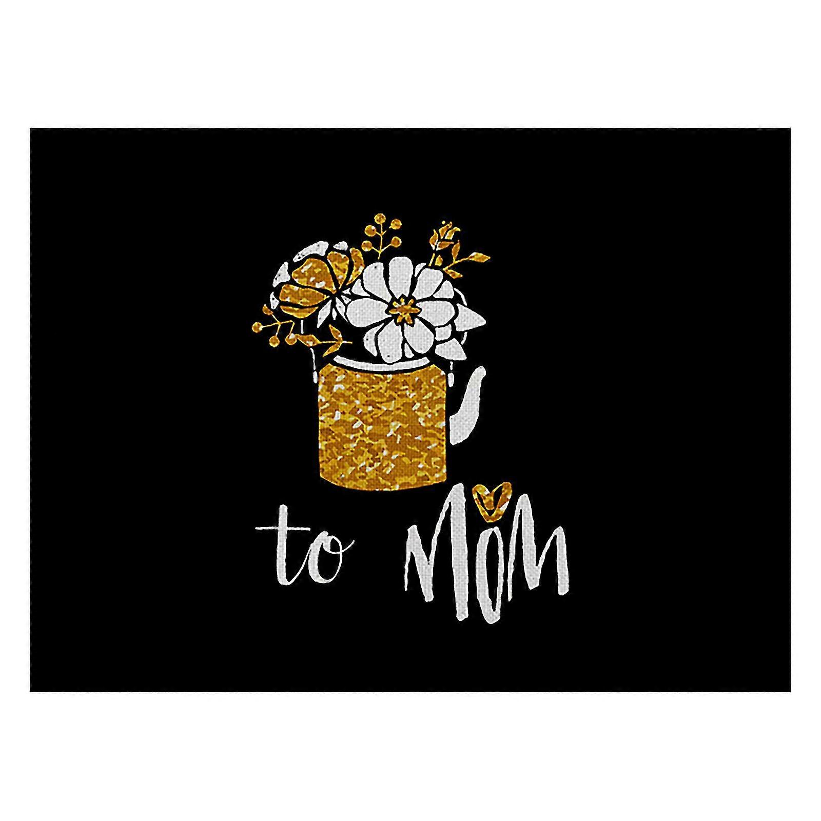 عيد الأم القطن والكتان مفارش الحب عدم الانزلاق الحرارة العزل الحراري الجدول حصيرة