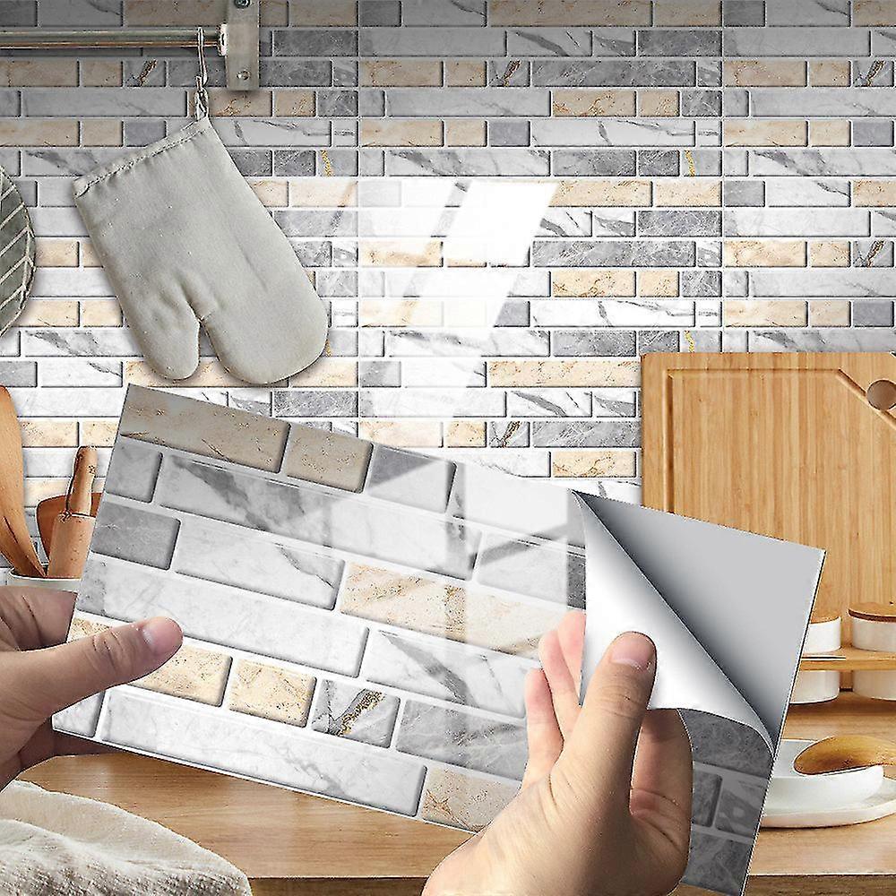 模倣ウォールタイルクリスタルフィルムタイルステッカー接着剤床ステッカー ホット