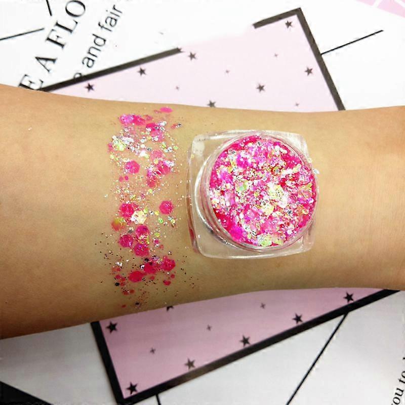 18 Colors Holographic Glitter Shimmer Eyeshadow Professional Mermaid Sequins