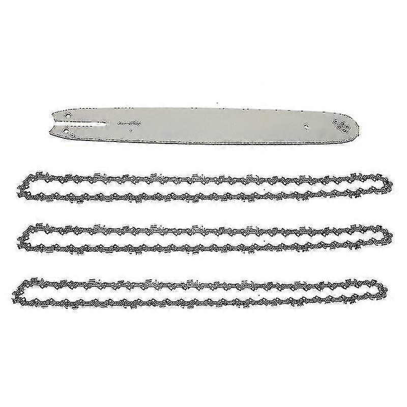 Guide de scie à chaîne de 16 pouces avec 3 chaînes, compatible avec Stihl 009 012 021