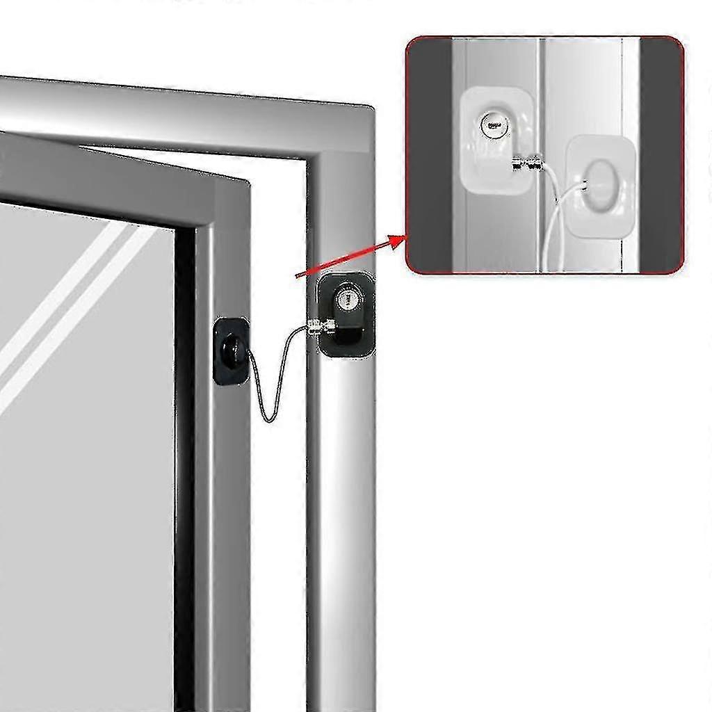 Refrigerator Lock Freezer Window Safety Lock Cabinet Safety Limit Lock
