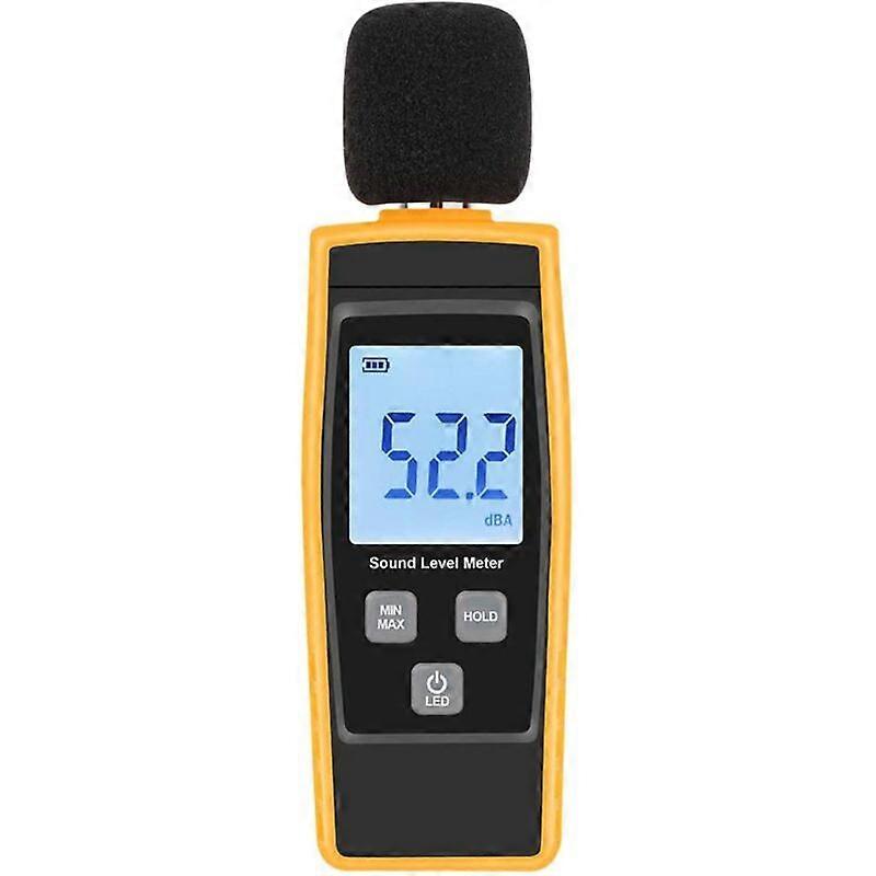 Manual Sound Level Tester 30-130dB Decibel Noise Measuring Meter with Backlit Digital LCD Display for Indoor/Outdoor Use