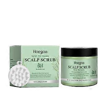 Hoofdhuid scrub, rozemarijn hoofdhuid exfoliator, verfrissende behandeling voor roos en hoofdhuidopbouw, hoofdhuid exfoliërende haar hoofdhuid scrub, zachte exfoliërende sc
