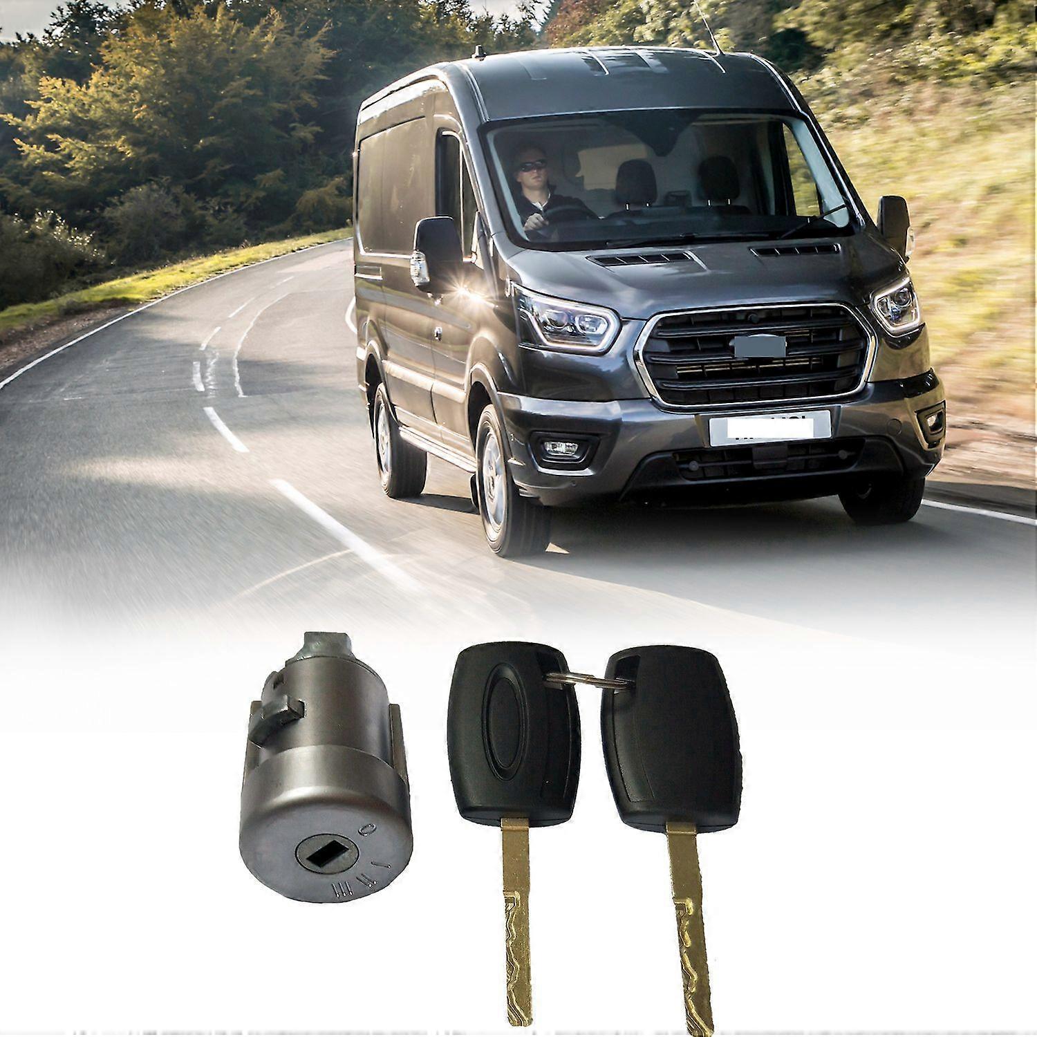 thumbnail image 2 of Front Door Lock Barrel With 2 Keys For Ford Transit MK8 Custom & Tourneo (1781417) 2 of 6