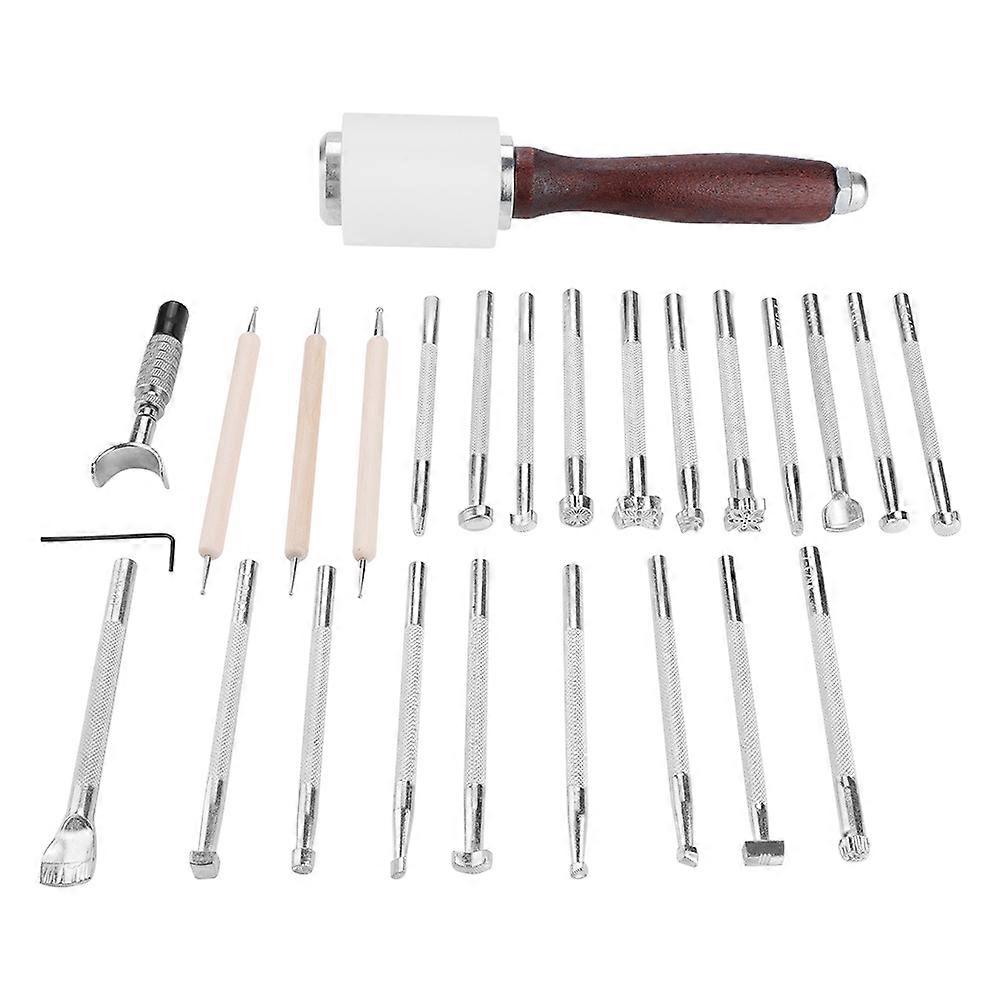 Leather Stamping Tool Set for Leathercraft Carving DIY Handmade Art