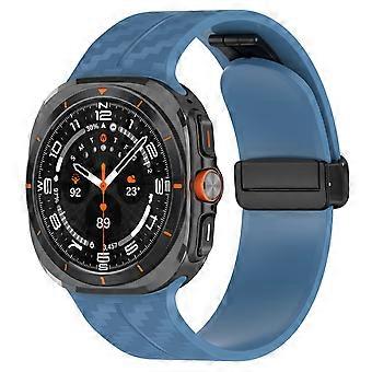 Voor Samsung Galaxy Watch Ultra 47 mm koolstofvezel horlogeband
