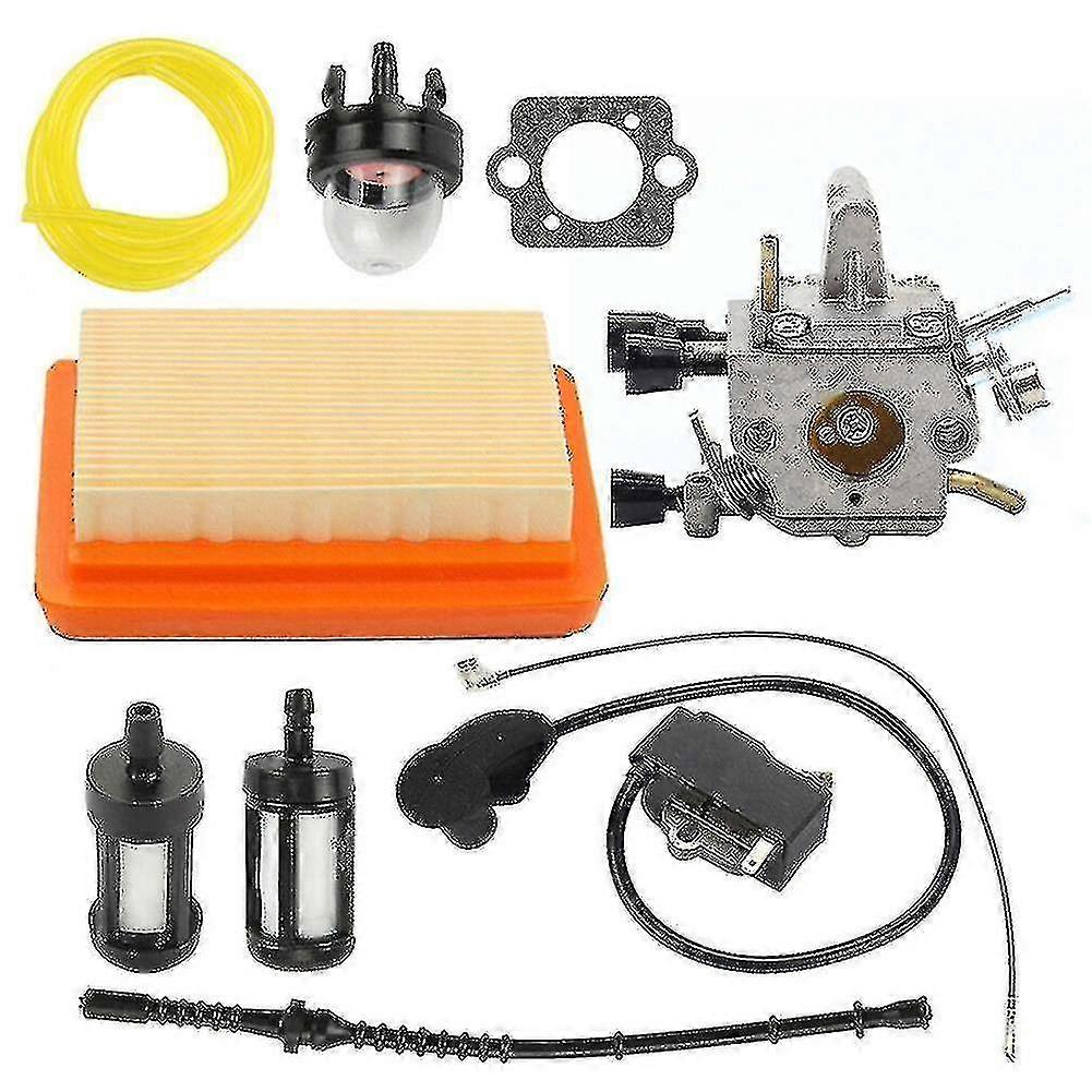Kit carburatore compatibile con accessori rasaerba Stihl Fs120 Fs200 Fs250 -A1