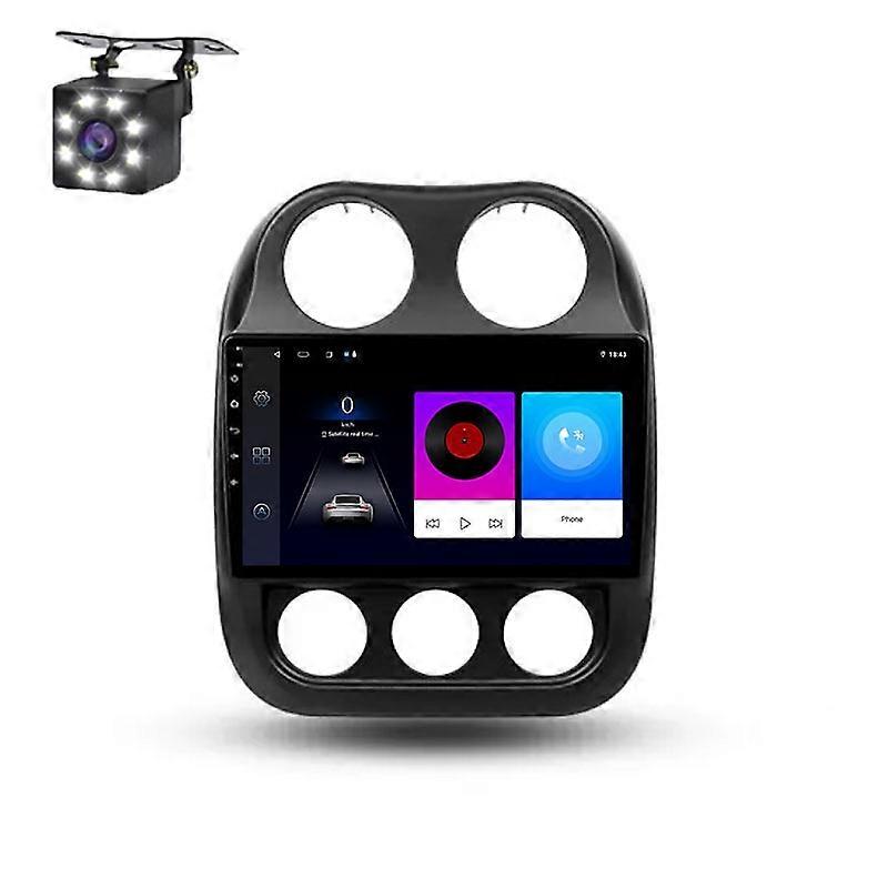 Car Radio For Jeep Compass 1 MK 2009 - 2015 Multimedia Player Carplay Navigation GPS