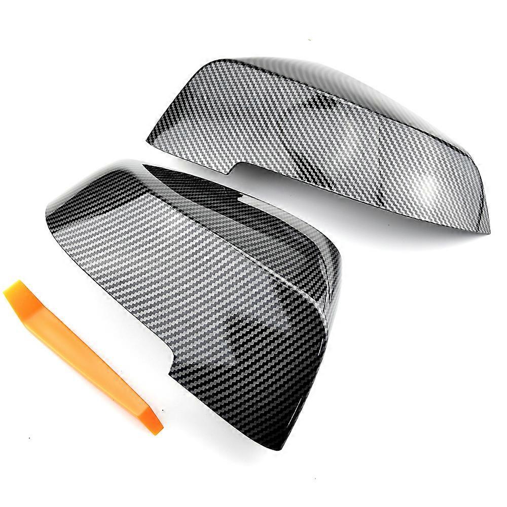 1 Pair Rearview Mirror Cover For BMW 5 6 7 Series F10 F18 F11 F06 F07 F12 F13 F01 2014 - Side Wing Rear Mirror Case Covers