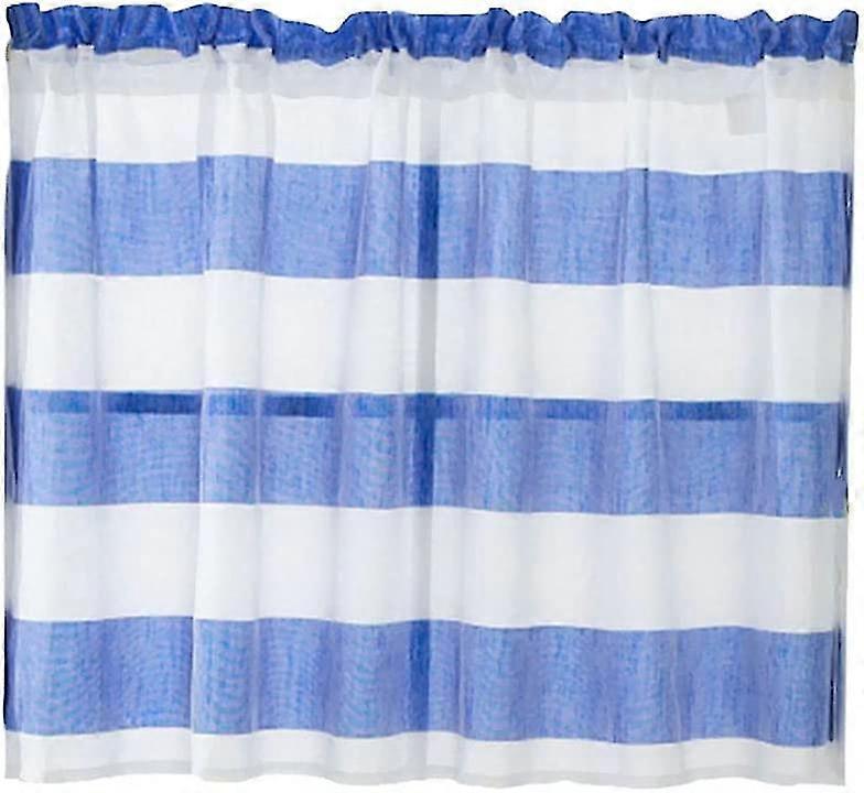 1 Panel Curtain Striped Short