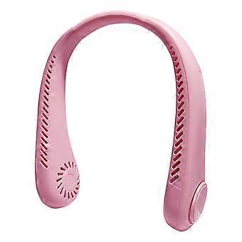 Ventilatore Da Collo Portatile Senza Lama – 3600 MAh, Display LED, 5 Velocità, Ricaricabile USB (Nero)