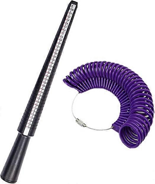 Ring Sizer,Ring Sizer Ring Sizer Finger Sizer for Rings Sizes A-Z Metal/Steel/PlasticB