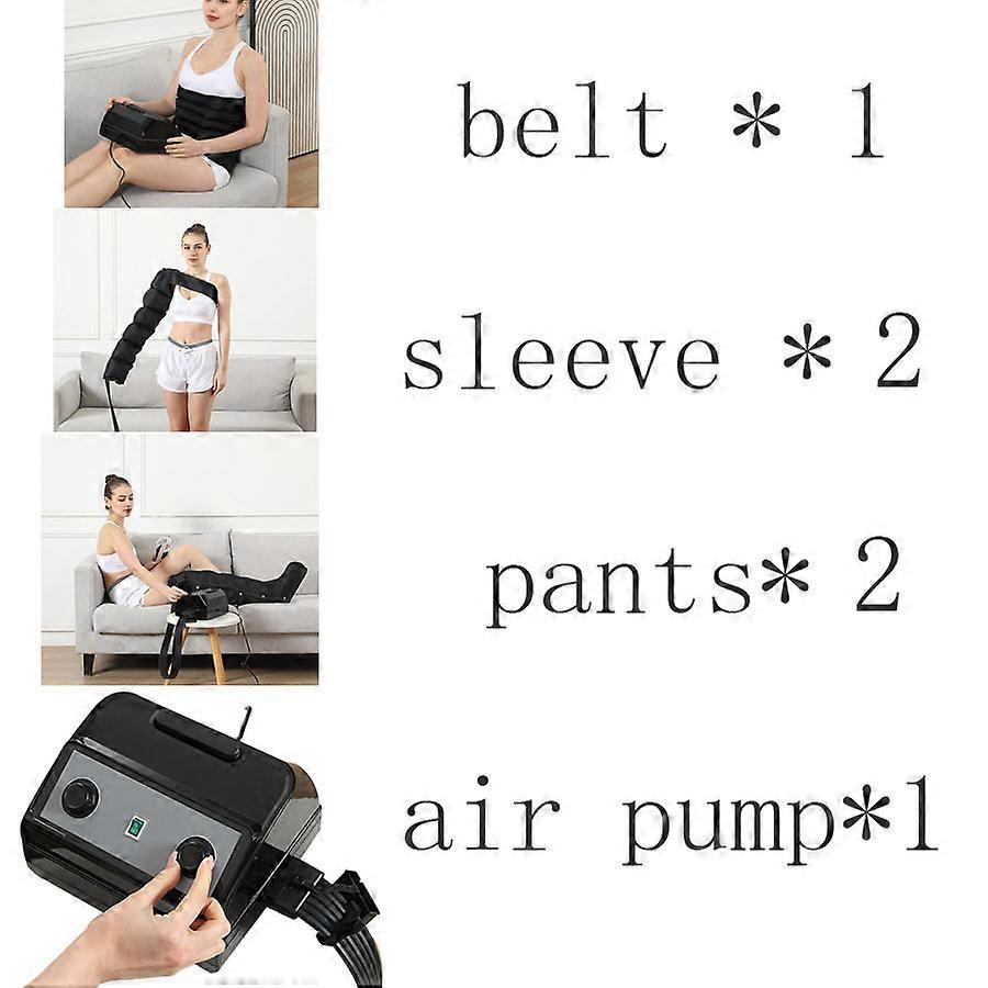 6 غرف نظام تدليك ضغط الهواء تدليك الجسم كله مدلك مضخة الانتعاش الأحذية القدم الساق آلة تدليك الهواء التفاف