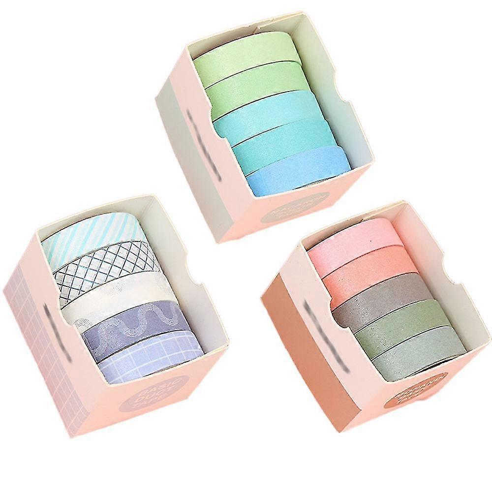 Colored Tape 15 Roll Rainbow Tape For Egg Decorating, Diy School Supplies, Labeling And Color-coding