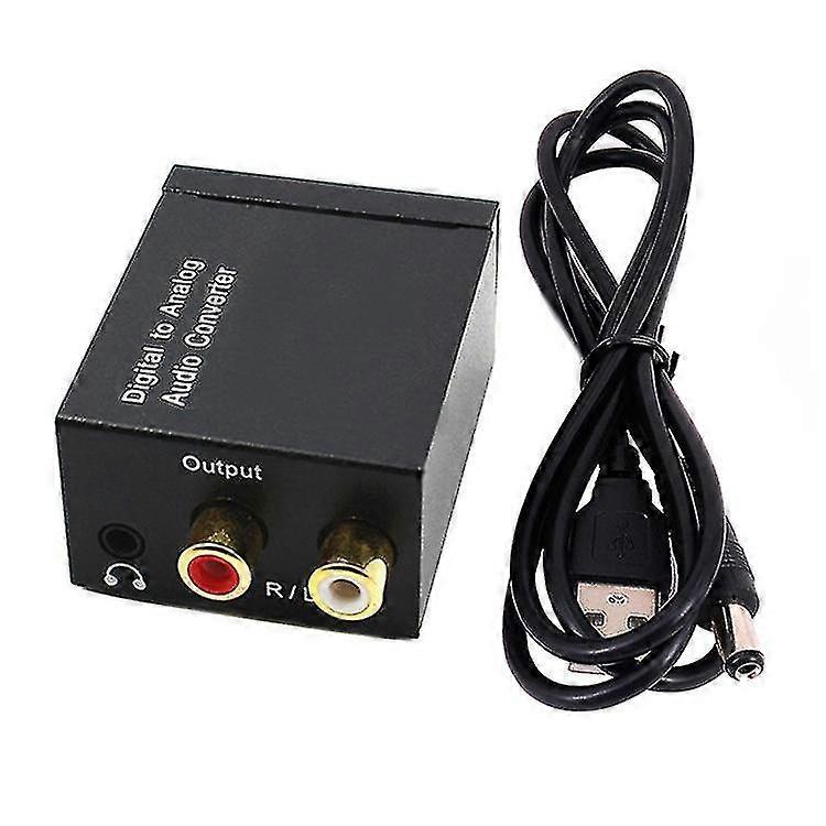 Digital Ue O Converter Optische Koaxial Tos L/r Sound Adapter Betterfg