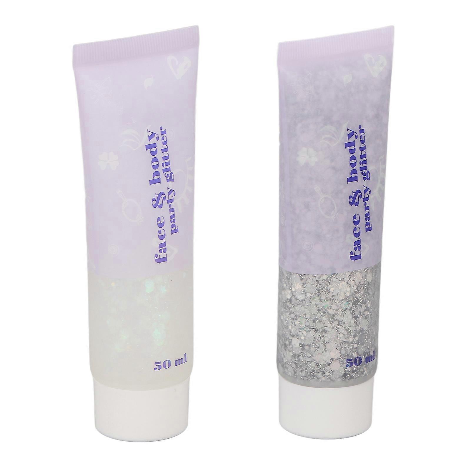 2 x 50ml Body Glitter Gel