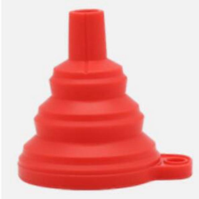Hot Foldable Mini Silicone Funnel Hopper Kitchen Water Filler Tool For Storage Oil Liquid Protable Collapsible Kitchen Gadgets