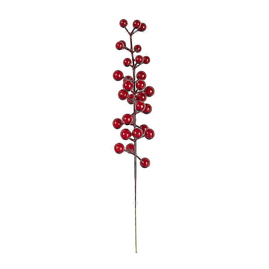25cm Artificial Berry Pick with Iron Wire Stem
