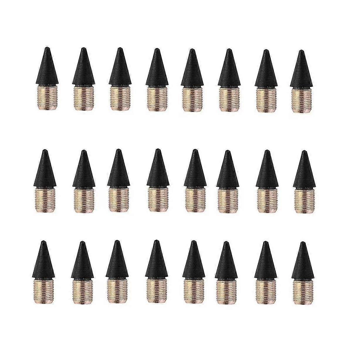 100PCS Everlasting Pencil Replaceable Refill Pencil Replaceable Nib Metal Inkless Writing Nib for W