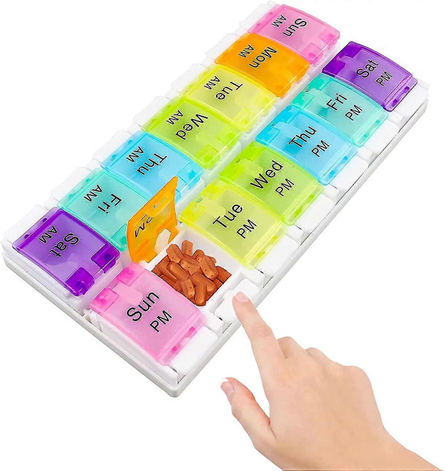 Weekly Organiser, Iave Portable Weekly Tablet Box Organiser